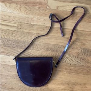Vintage Italian leather crossbody